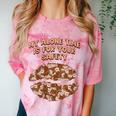 My Alone Time Is For Your Safety Coffee Lover Introvert Comfort Color Blast T-Shirt Clay