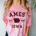 Ames Iowa Est 1864 Nostalgia Premium Tri-Blend Comfort Color Blast T-Shirt Clay