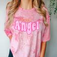 Angel Y2k Aesthetic 2000s Millennial Nostalgia Retro Pink Comfort Color Blast T-Shirt Clay