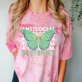 Anti-Social Introvert Butterfly Comfort Color Blast T-Shirt Clay