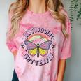 Antisocial Butterfly Tees For Introvert Men Women Girls Comfort Color Blast T-Shirt Clay