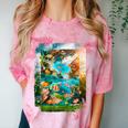 Aqua In The Skies Frutiger Aero Comfort Color Blast T-Shirt Clay Aqua In The Skies Frutiger Aero Comfort Color Blast T-Shirt Clay