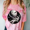 Astronaut Aesthetic Holding Moon Balloon Planets Introvert Comfort Color Blast T-Shirt Clay