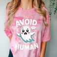 Avoid Humans Cute Kawaii Pastel Ghost Introvert Saying Comfort Color Blast T-Shirt Clay Avoid Humans Cute Kawaii Pastel Ghost Introvert Saying Comfort Color Blast T-Shirt Clay
