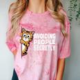 Avoiding People Secretly Cat Introvert Humor Comfort Color Blast T-Shirt Clay Avoiding People Secretly Cat Introvert Humor Comfort Color Blast T-Shirt Clay