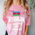 Azerbaijan Lover Saying Azeri Nostalgia Comfort Color Blast T-Shirt Clay