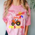 My Baby Just Crushed Preschool Graduation Comfort Color Blast T-Shirt Clay