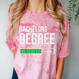 Bachelors Degree Loading College Student Graduation Comfort Color Blast T-Shirt Clay
