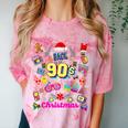 Back To 90's Christmas Nostalgia Quotes Graphic Premium Tri-Blend Comfort Color Blast T-Shirt Clay