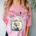 Back Off – Sheep Baa Crow Caw Pun For Introverts Comfort Color Blast T-Shirt Clay