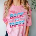 Back To Tapes Retro Cassette Mixtape 80s Nostalgia Comfort Color Blast T-Shirt Clay