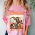 Ball Python Snake Introvert Ball Python Comfort Color Blast T-Shirt Clay