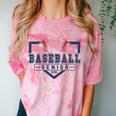 Baseball Senior Night Baseball Senior 2025 Graduation 50 Comfort Color Blast T-Shirt Clay