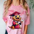 Bearded Dragon Graduation Kindergarten Elementary Girl Boy Comfort Color Blast T-Shirt Clay