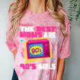 The Best Moms Are 90s Girls 90s Aesthetic Mom Nostalgia Comfort Color Blast T-Shirt Clay