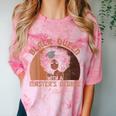 Black Queen With a Masters Degree Melanin Girls Graduation Comfort Color Blast T-Shirt Clay