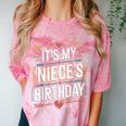 Boho Nostalgia It's My Niece's Birthday Women Kids Comfort Color Blast T-Shirt Clay Boho Nostalgia It's My Niece's Birthday Women Kids Comfort Color Blast T-Shirt Clay