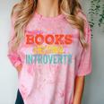 Books Helping Introverts I Introvert Comfort Color Blast T-Shirt Clay