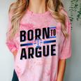 Born To Argue Graduation Lawyer Advocate Attorney Law Comfort Color Blast T-Shirt Clay