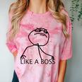 Like A Boss Rage Comic Meme Classic Internet Nostalgia Tee Comfort Color Blast T-Shirt Clay