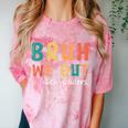 Bruh We Out 6th Graders Sixth Grade Graduation Comfort Color Blast T-Shirt Clay