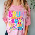 Bruh This Is My 90's Costume Nostalgia Mixtape 1990s Party Comfort Color Blast T-Shirt Clay