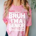 Bruh I'm A Senior 26 Class Of 2026 School Graduation Comfort Color Blast T-Shirt Clay