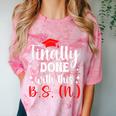 BSN Bachelor Of Science In Nursing Graduation Comfort Color Blast T-Shirt Clay