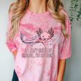 If I Cant Bring My Axolotl Im Not Going Salamander Introvert Comfort Color Blast T-Shirt Clay