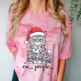 Cat Ew People Adult Humor Introvert Anti-Social Comfort Color Blast T-Shirt Clay