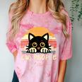 Cat Eww People Introvert Meme Women Men Kids Comfort Color Blast T-Shirt Clay