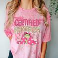Certified Homebody Trendy Frog Introvert Comfort Color Blast T-Shirt Clay Certified Homebody Trendy Frog Introvert Comfort Color Blast T-Shirt Clay