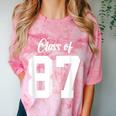 Class Of 1987 Matching Graduation High School Reunion Comfort Color Blast T-Shirt Clay