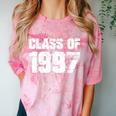 Class Of 1997 High School College Graduation Reunion T-Shirt Comfort Color Blast T-Shirt Clay