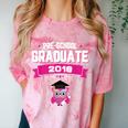 Class Of 2018 Preschool Graduation Girls Pre K Comfort Color Blast T-Shirt Clay
