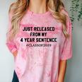 Class Of 2019 4 Year Sentence Graduation High School Comfort Color Blast T-Shirt Clay