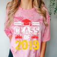 Class Of 2019 Graduation Senior High School College Comfort Color Blast T-Shirt Clay