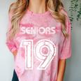 Class Of 2019 High School Graduation 19 Seniors Comfort Color Blast T-Shirt Clay