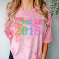 Class Of 2019 High School Graduation Date Graduate Comfort Color Blast T-Shirt Clay