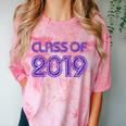 Class Of 2019 High School Graduation Purple Senior Comfort Color Blast T-Shirt Clay