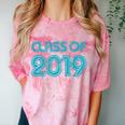 Class Of 2019 High School Graduation Teal Senior Comfort Color Blast T-Shirt Clay
