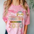 Class Of 2020 Quarantined Seniors Graduation Gift Comfort Color Blast T-Shirt Clay