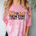 Class Of 2020 Senior Retro Video Game Graduation Gamer Comfort Color Blast T-Shirt Clay