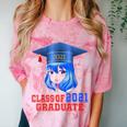 Class Of 2021 Graduate Kawaii Anime Girl School Graduation Comfort Color Blast T-Shirt Clay