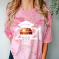 Class 2021 Graduation Senior Basketball Player Comfort Color Blast T-Shirt Clay