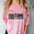 Class Of 2024 Level Complete Video Gamer Senior Graduation Comfort Color Blast T-Shirt Clay