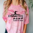 Class Of 2025 Gymnastics Mom Senior Gymnast Graduation Comfort Color Blast T-Shirt Clay