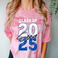 Class Of 2025 Senior Graduation 2025 Blue Comfort Color Blast T-Shirt Clay