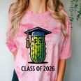 Class Of 2026 Graduation Pickle Trendy Graduate Humor Comfort Color Blast T-Shirt Clay