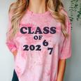 Class Of 2026 Graduation So Done Grade Middle High School Comfort Color Blast T-Shirt Clay
